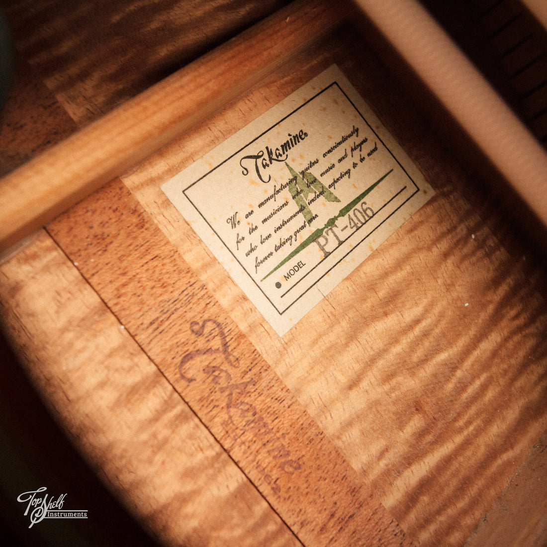 Takamine PT-406 Parlour Electric Acoustic 1983