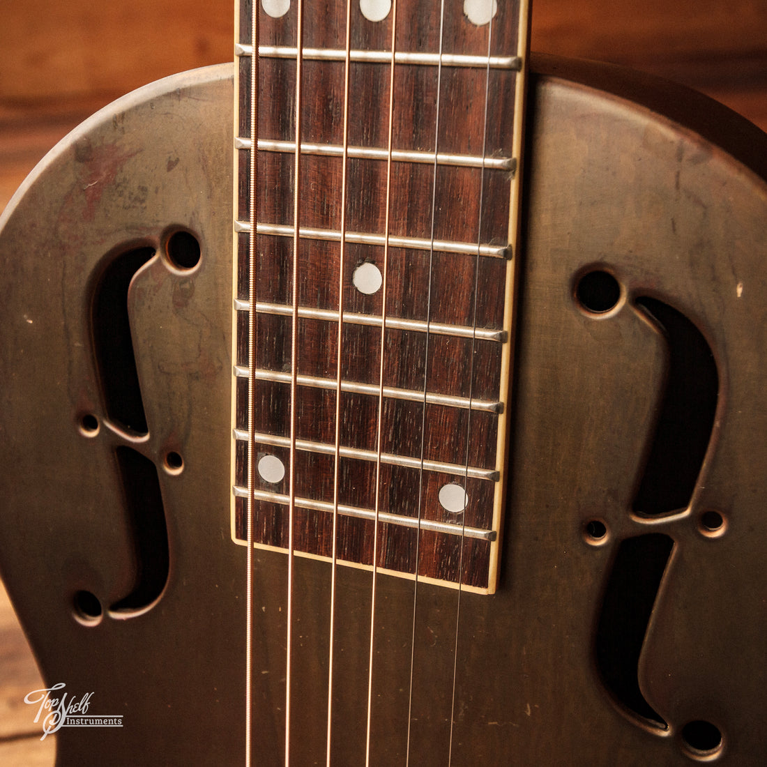 Republic Resolian Parlour Size Resonator Raw Copper 2013