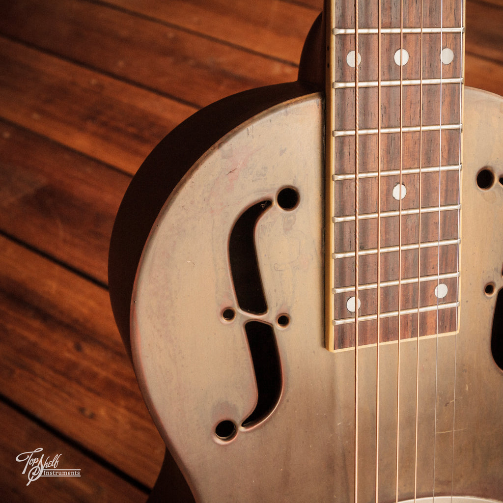 Republic Resolian Parlour Size Resonator Raw Copper 2013