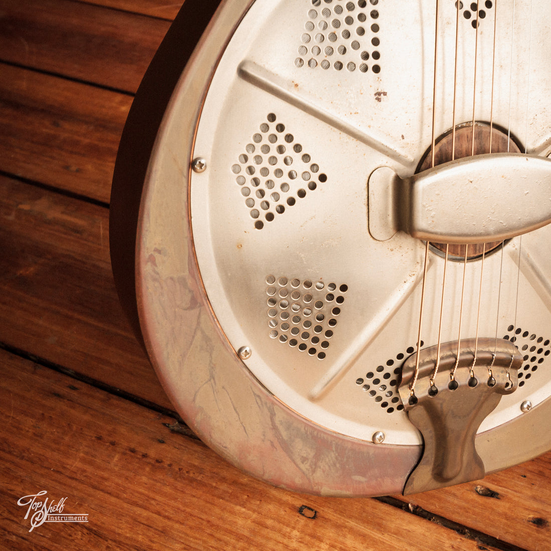 Republic Resolian Parlour Size Resonator Raw Copper 2013