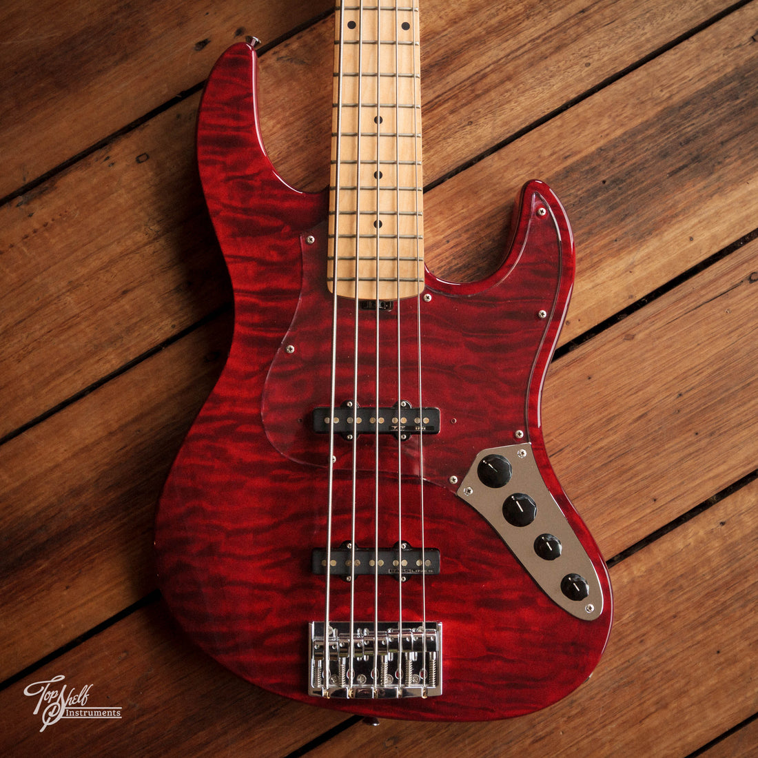 Edwards E-AM-160QM 5-String Black Cherry 2009