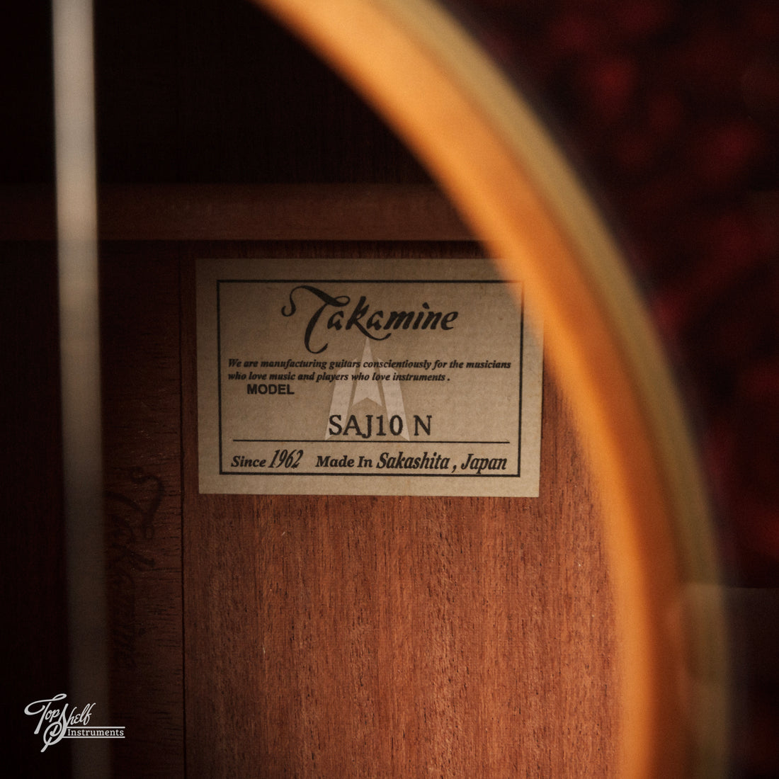 Takamine SAJ10N Jumbo Acoustic/Electric Natural 1994