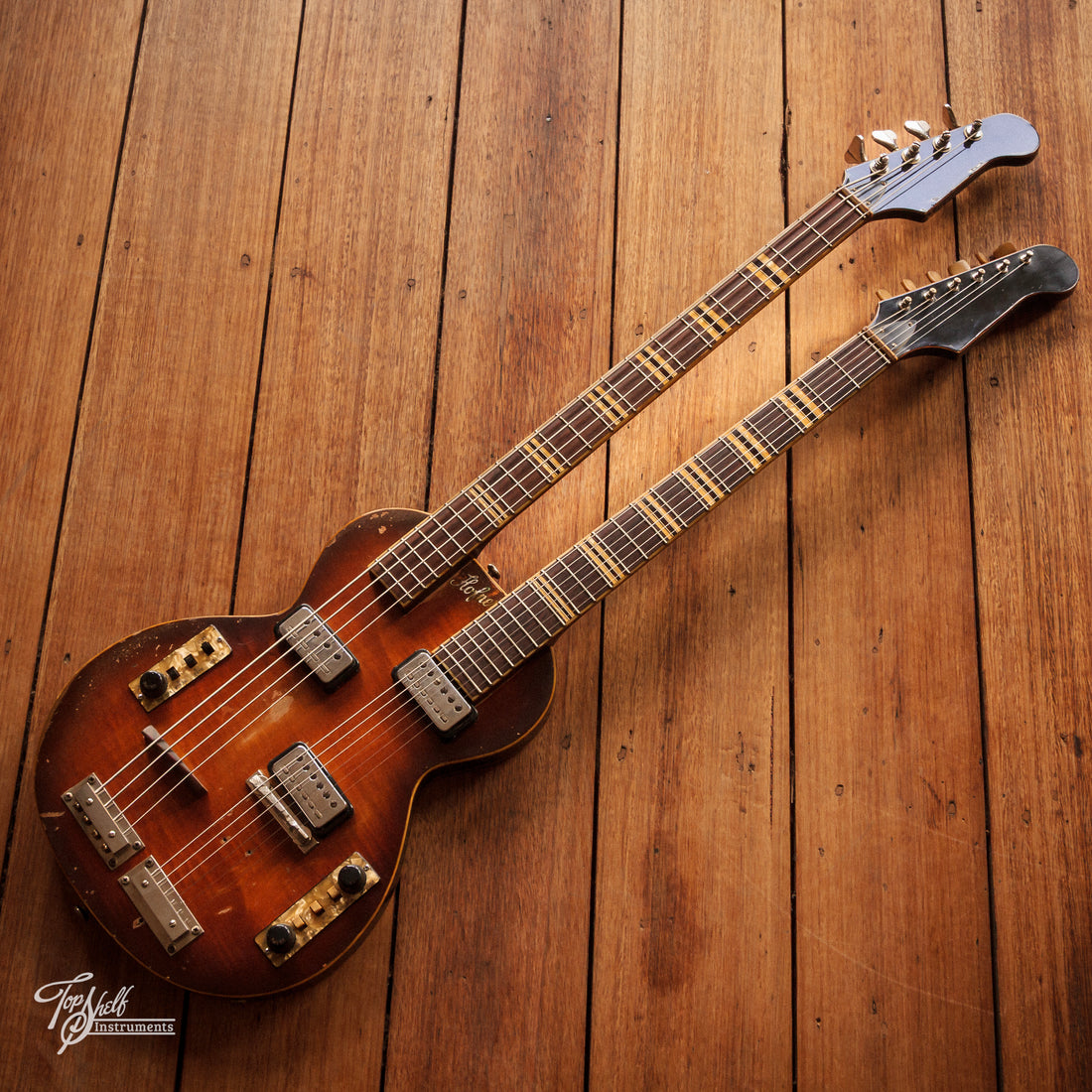 Höfner Model 191 Double Neck Guitar/Bass Sunburst 1960