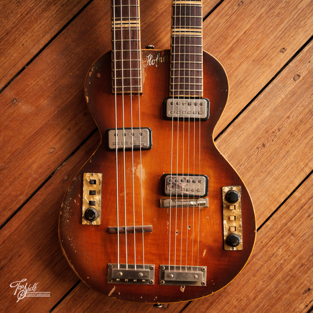 Höfner Model 191 Double Neck Guitar/Bass Sunburst 1960