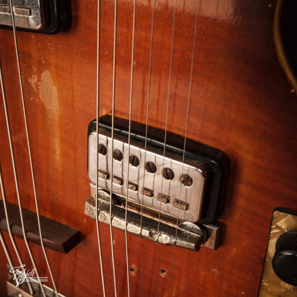 Höfner Model 191 Double Neck Guitar/Bass Sunburst 1960