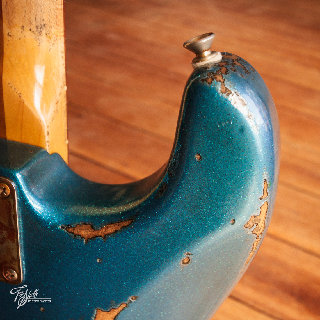 Fender Highway One Stratocaster Guitarwacky Blue Sparkle Relic 2006