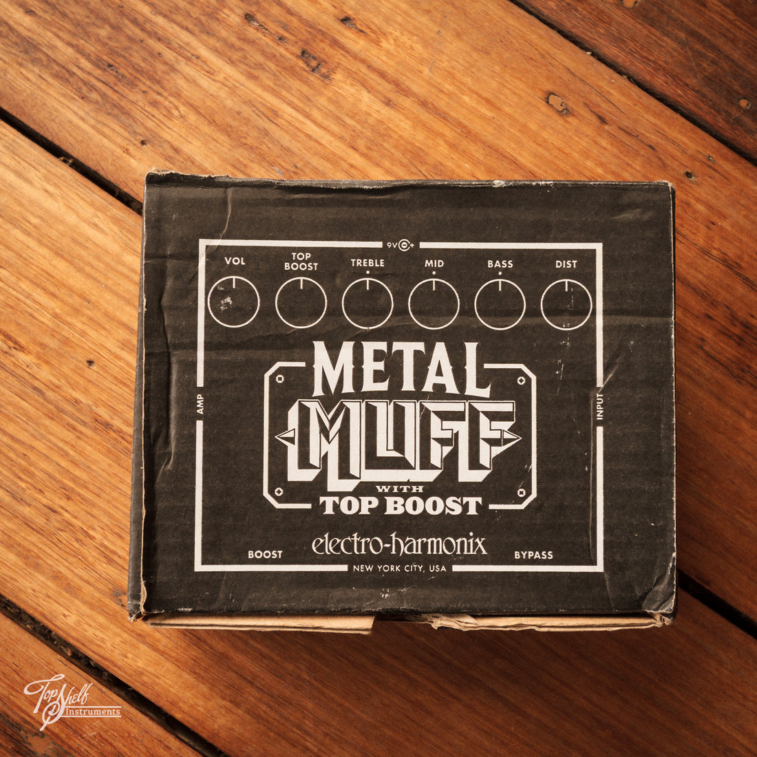 Electro-Harmonix Metal Muff w/ Top Boost Fuzz Pedal