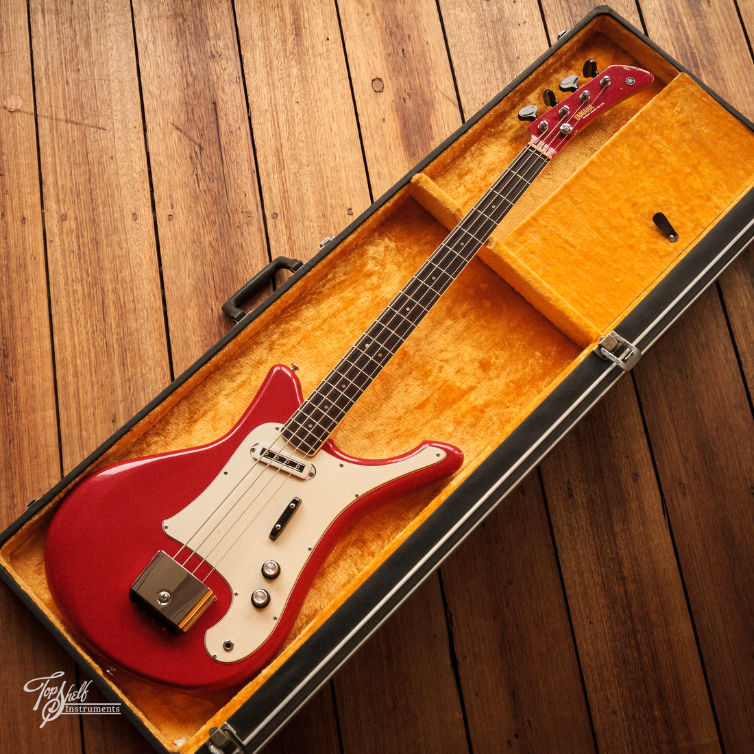 Yamaha SB-2A Flying  Samurai Bass Coral Red 1967