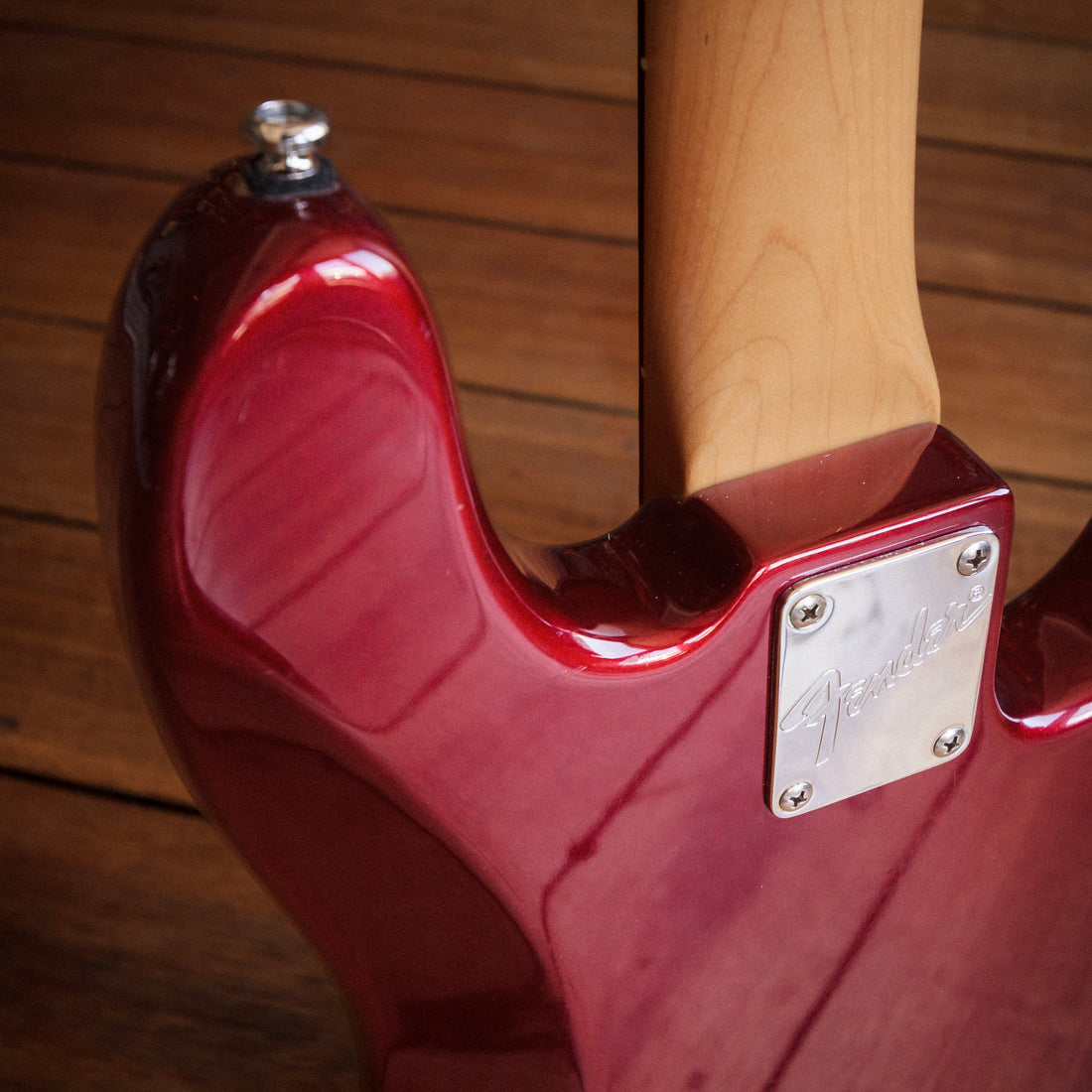 Fender American Standard Precision Bass Left-Handed Candy Apple Red 1997