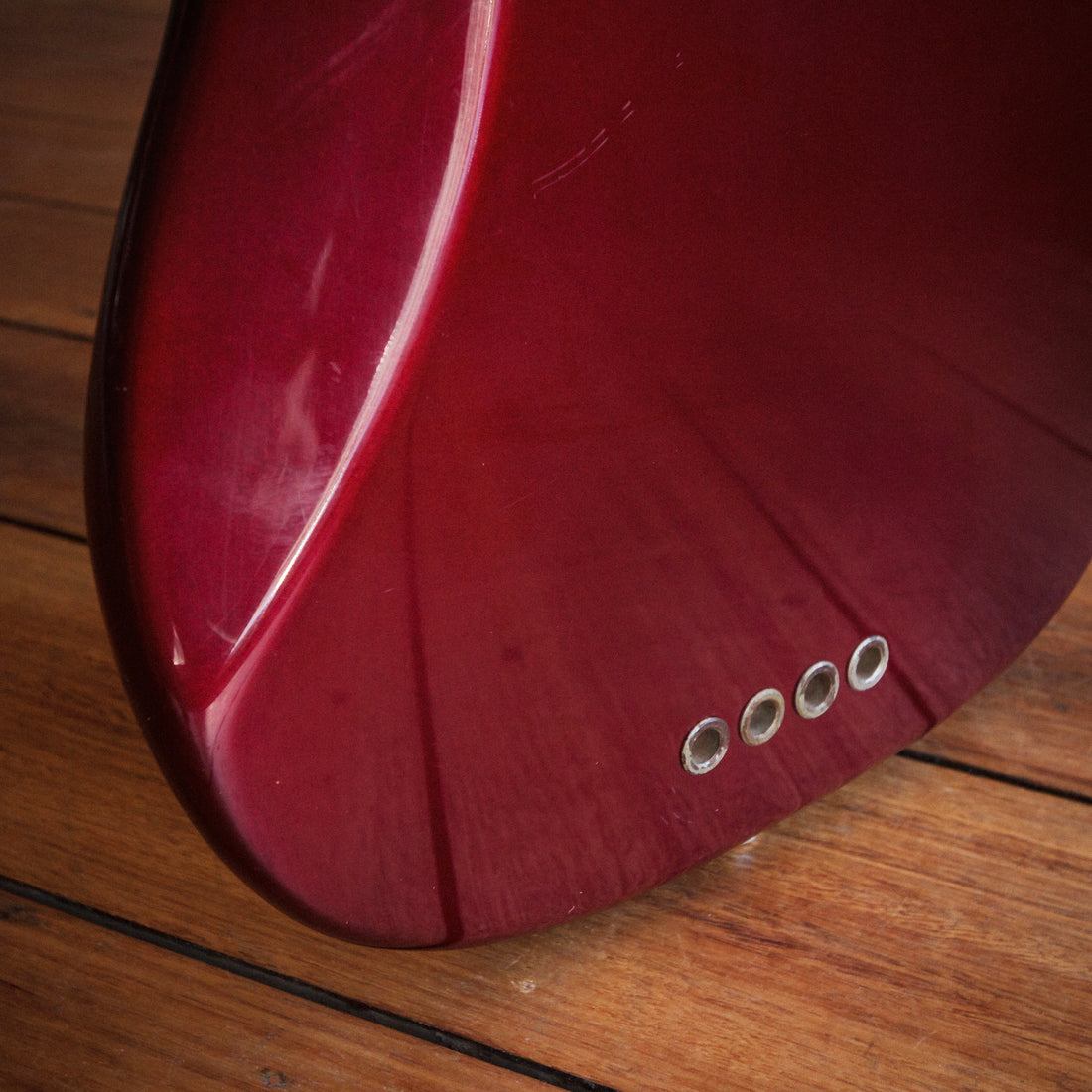 Fender American Standard Precision Bass Left-Handed Candy Apple Red 1997