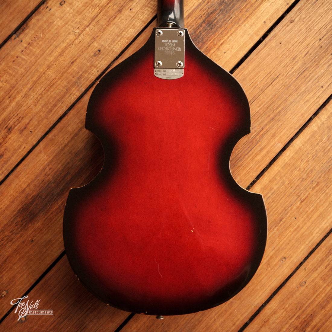 Teisco FB-2 Violin Bass Red Burst 1968