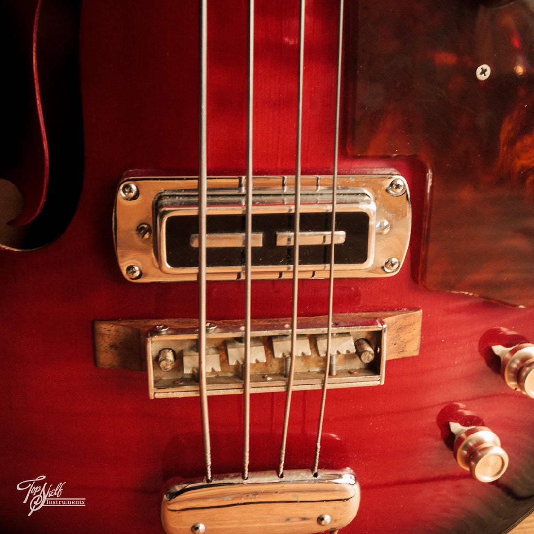 Teisco FB-2 Violin Bass Red Burst 1968