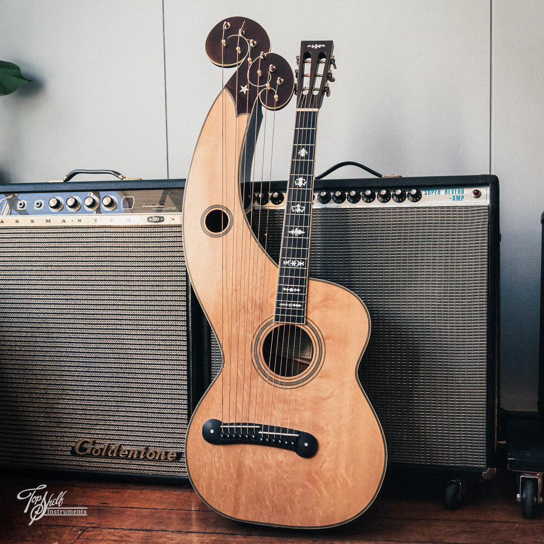 Symphony Scott Holloway Style-7 Harp Guitar Natural 2010