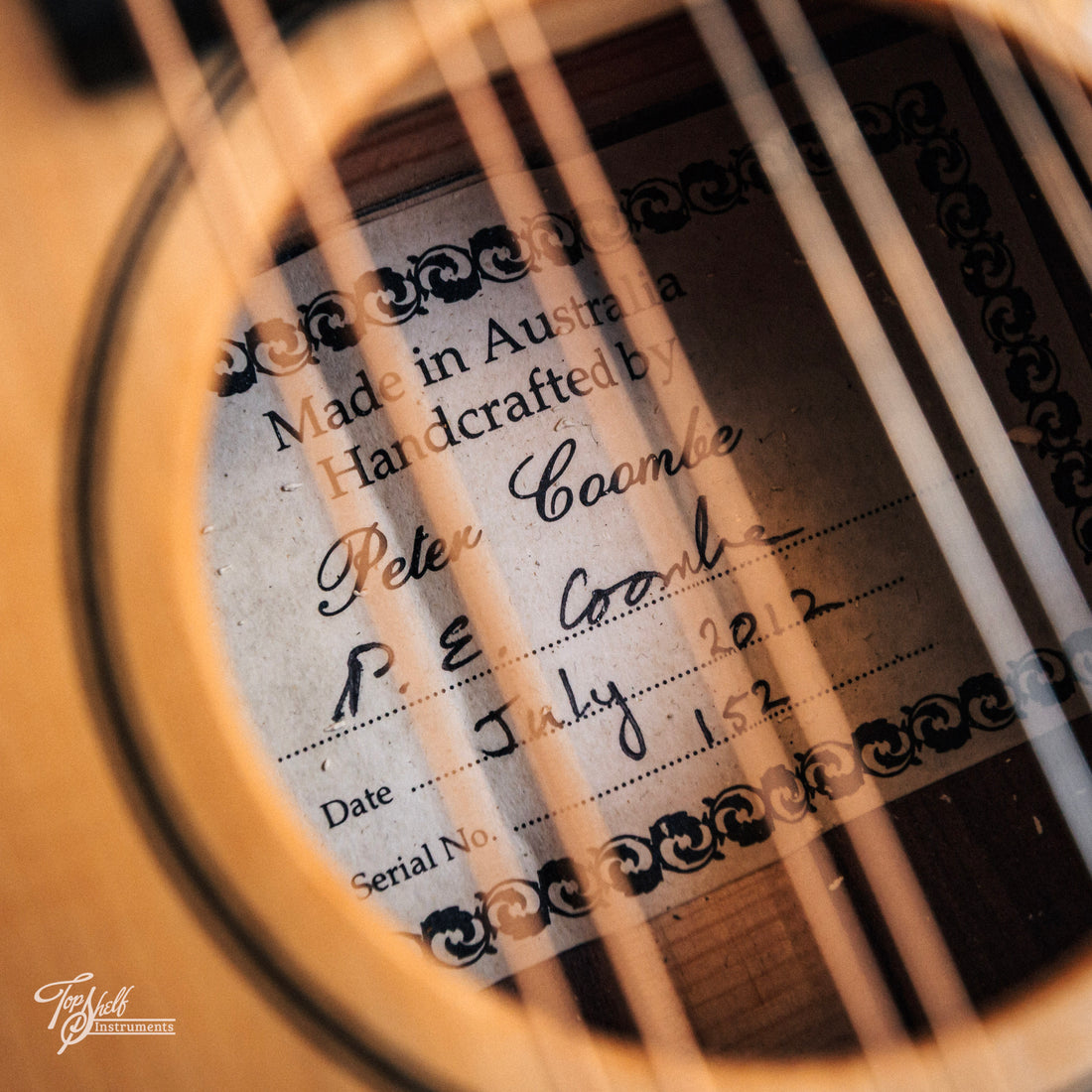 Peter Coombe Custom Mandolin Natural 2012