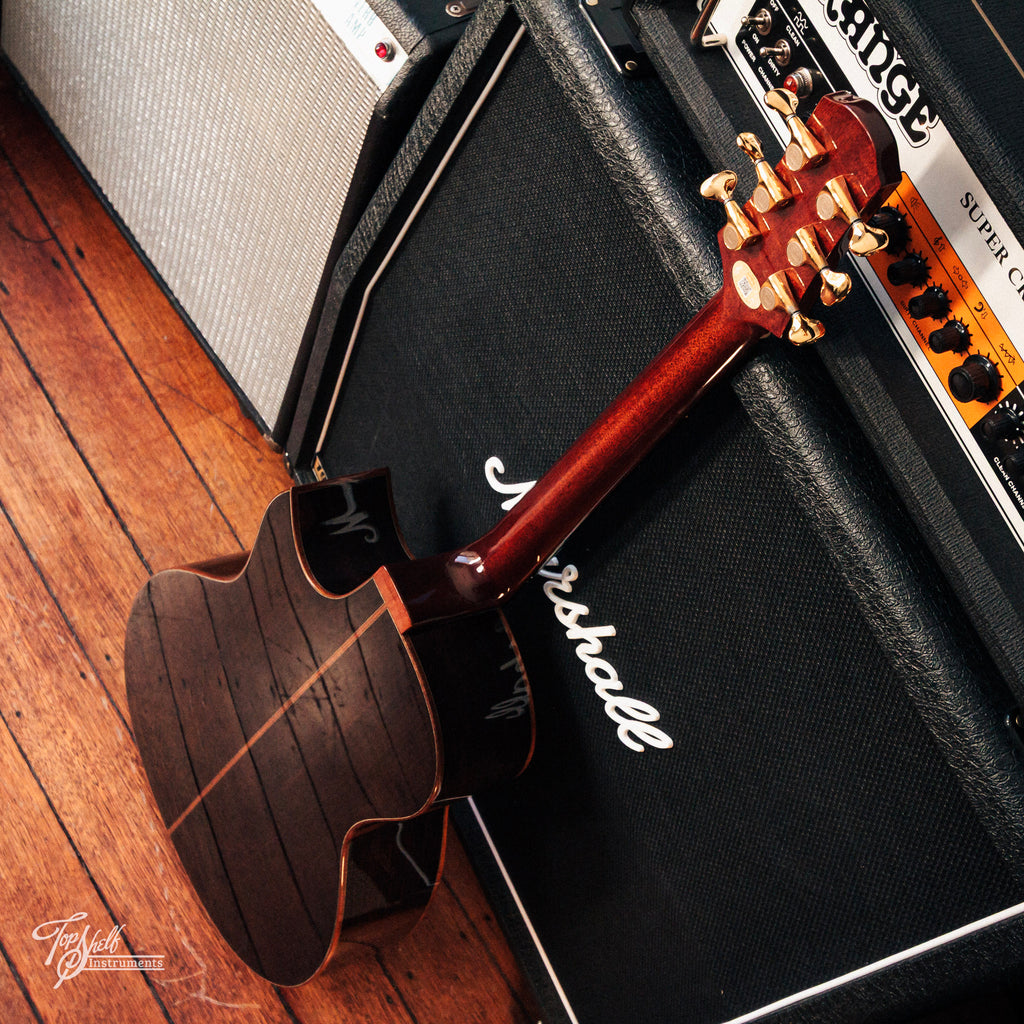 Magic Guitar 2A Peacock Print Grand Auditorium Acoustic Natural 2022