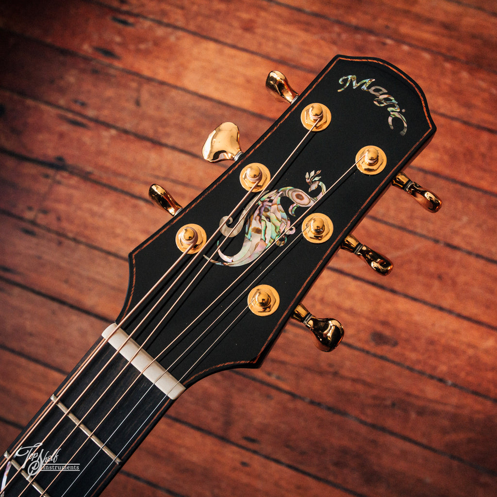 Magic Guitar 2A Peacock Print Grand Auditorium Acoustic Natural 2022
