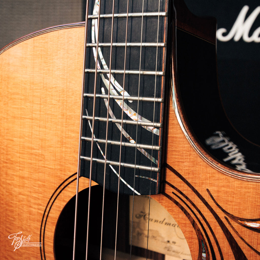 Magic Guitar 2A Peacock Print Grand Auditorium Acoustic Natural 2022