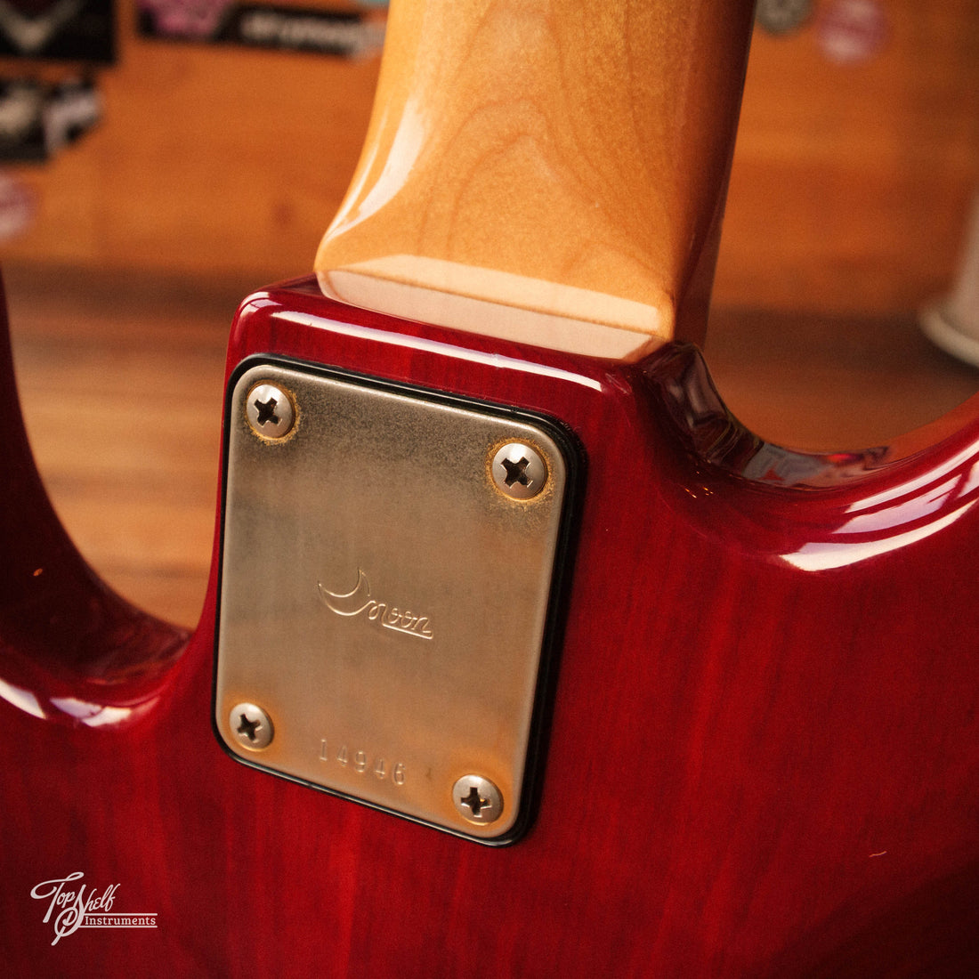 Moon J-J165 Transparent Red 1985
