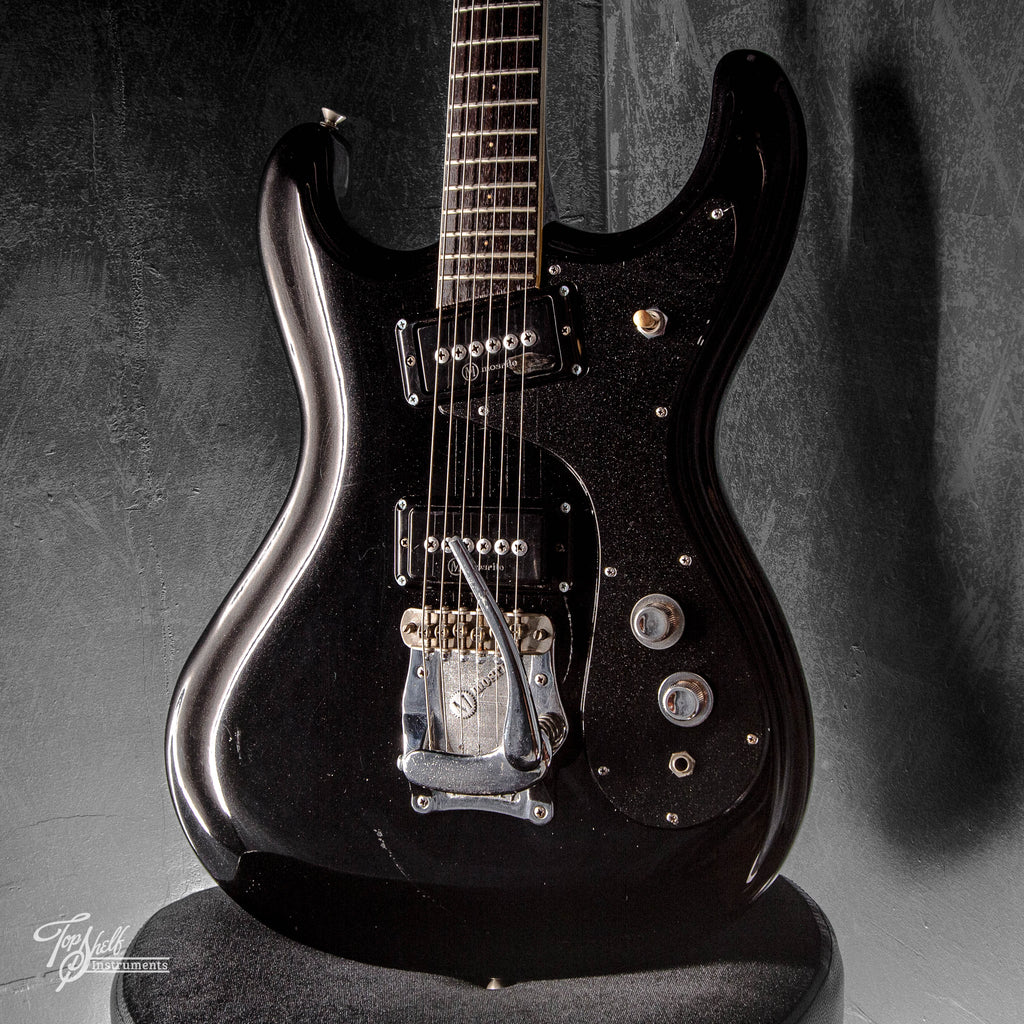 Mosrite Avenger Black Sparkle Firstman 1975