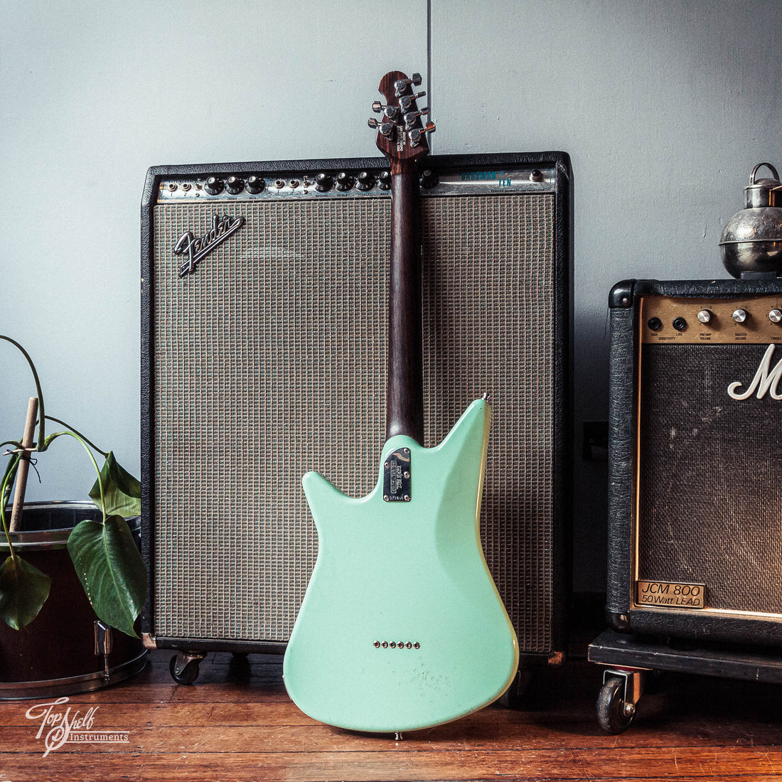 Ernie Ball Music Man Albert Lee HH Mint Green 2014