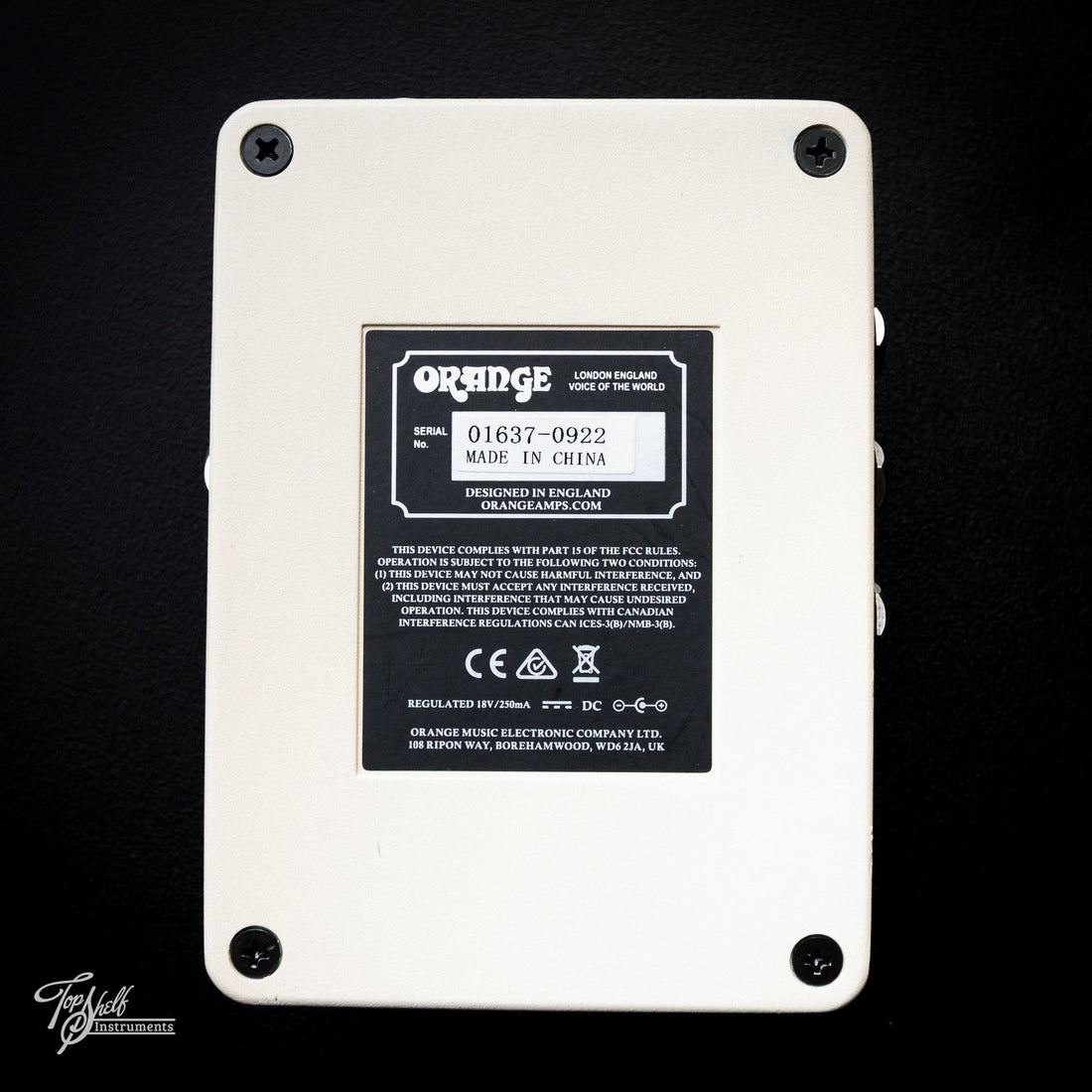 Orange Acoustic Pedal