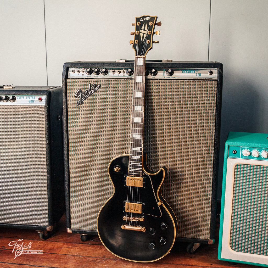 Orville Les Paul Custom LPC-75 Ebony 1990