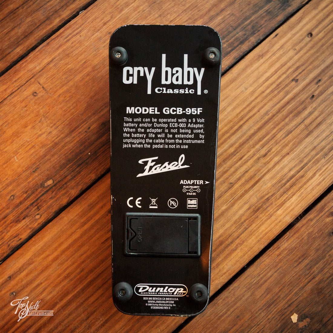 Dunlop GCB-95F Cry Baby Classic Wah Pedal 2005
