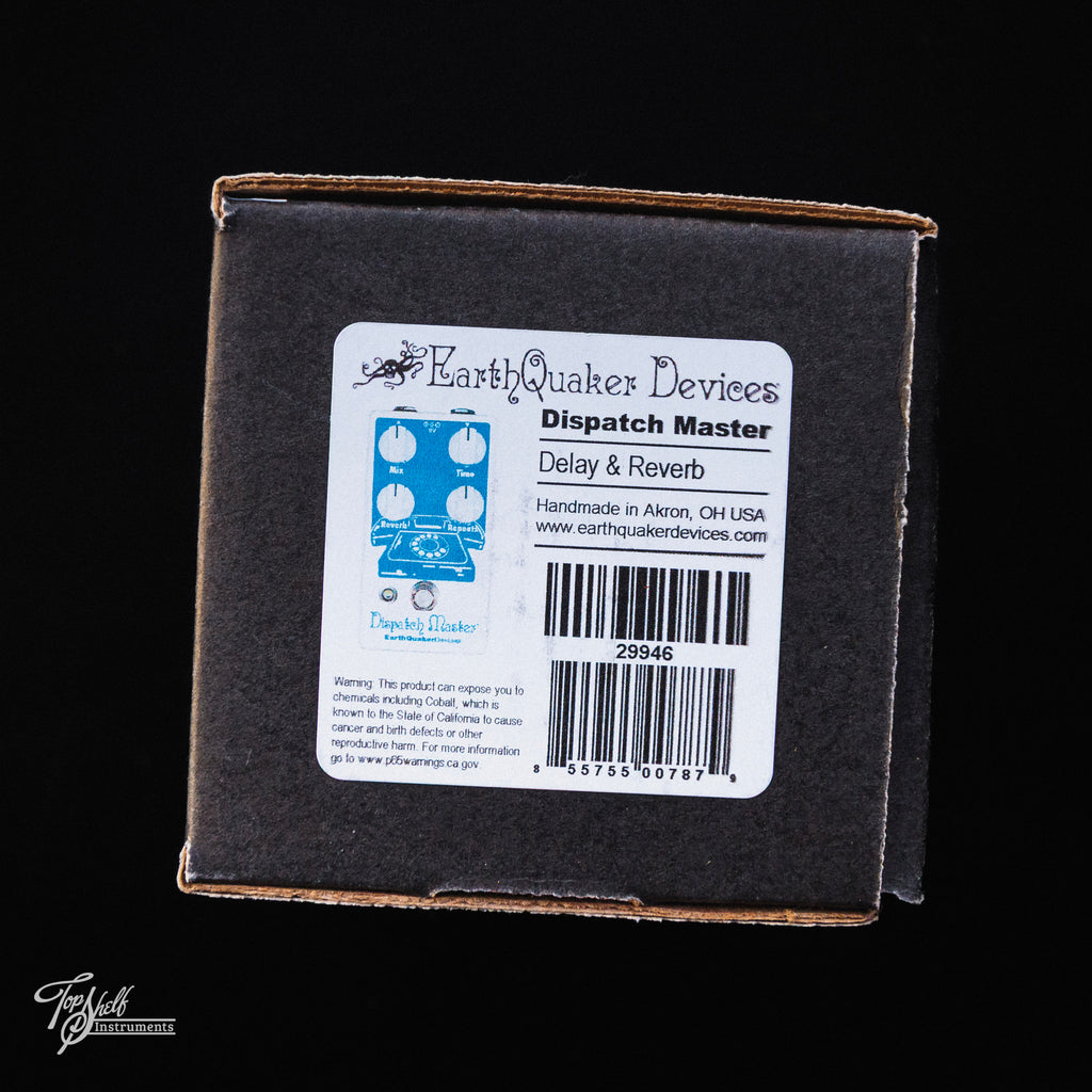 EarthQuaker Devices Dispatch Master Reverb/Delay Pedal