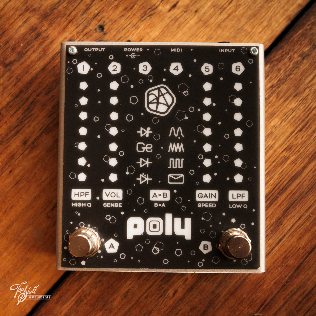 Poly Effects Josh Smith Flat V Gain/Filter Pedal