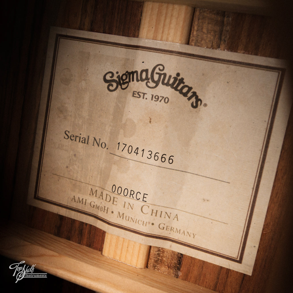 Sigma 000RCE Acoustic/Electric Natural 2017