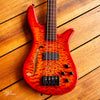 Spector Core 4 Fretless Quilt Cherry Burst 2011