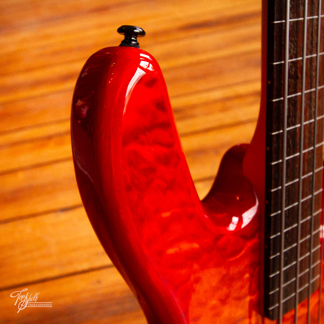 Spector Core 4 Fretless Quilt Cherry Burst 2011