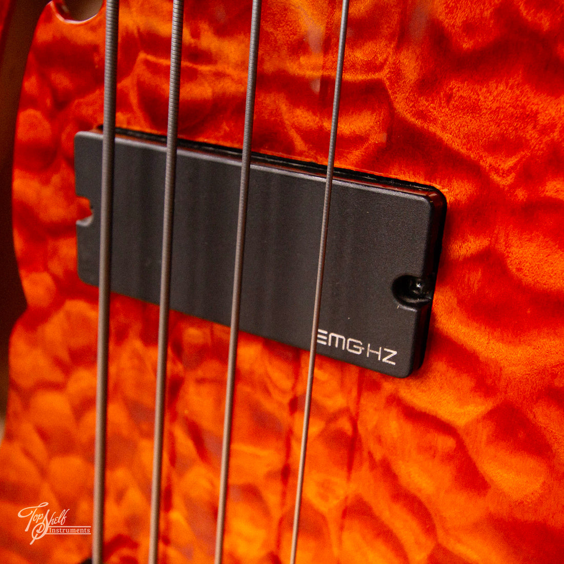 Spector Core 4 Fretless Quilt Cherry Burst 2011