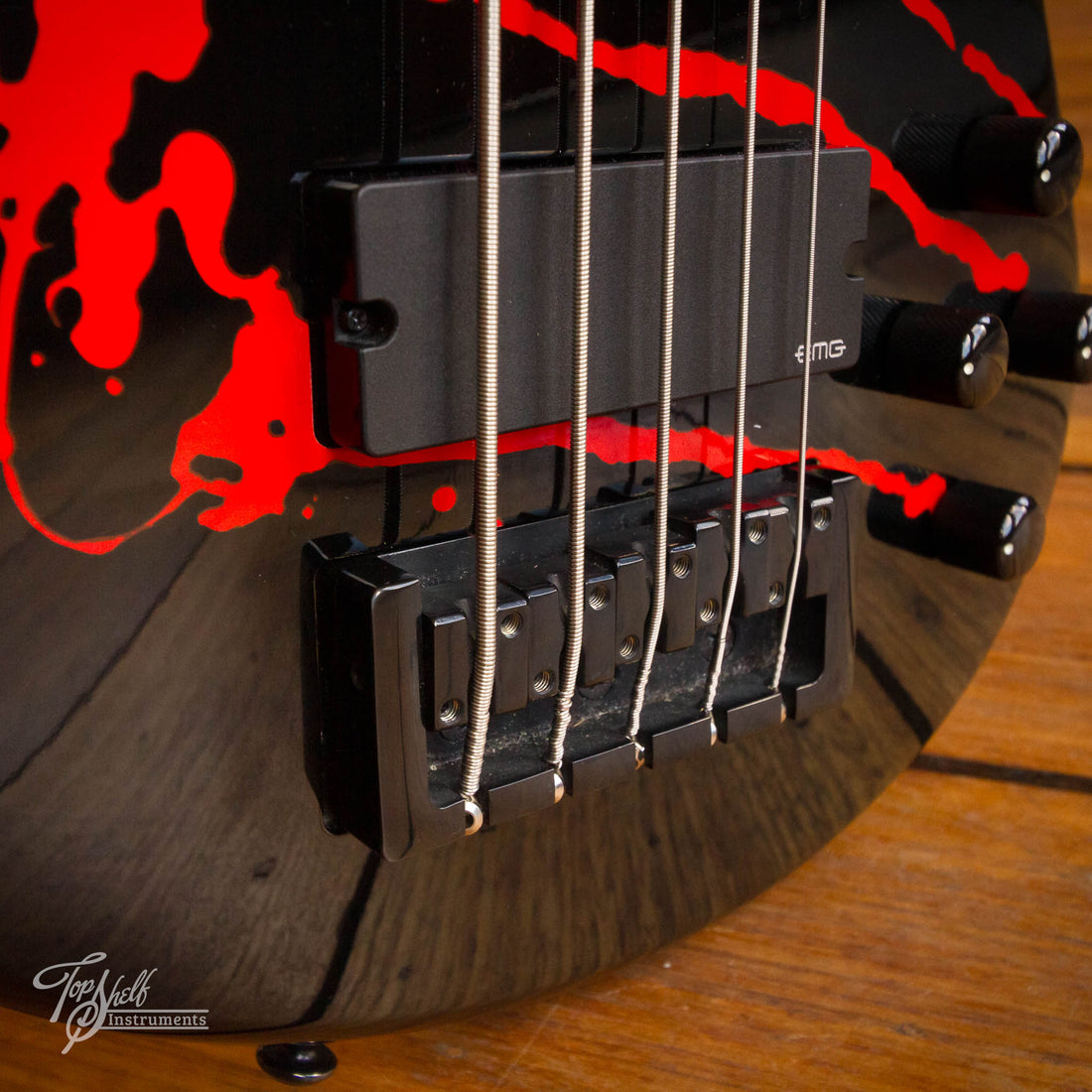Spector Legend 5 Alex Webster Bass Guitar Blood Drip 2020