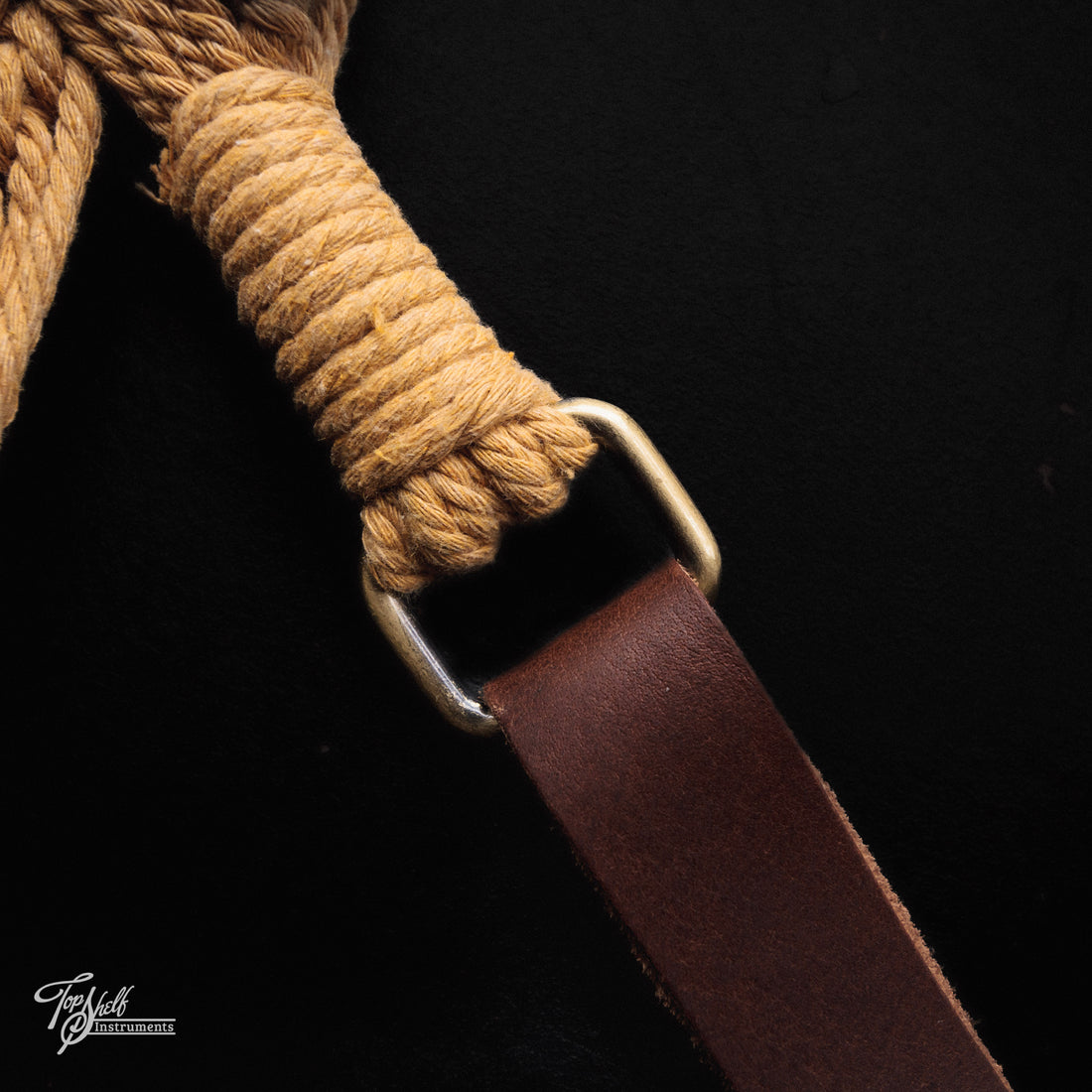 LM Products Macrame Guitar Strap - Brown