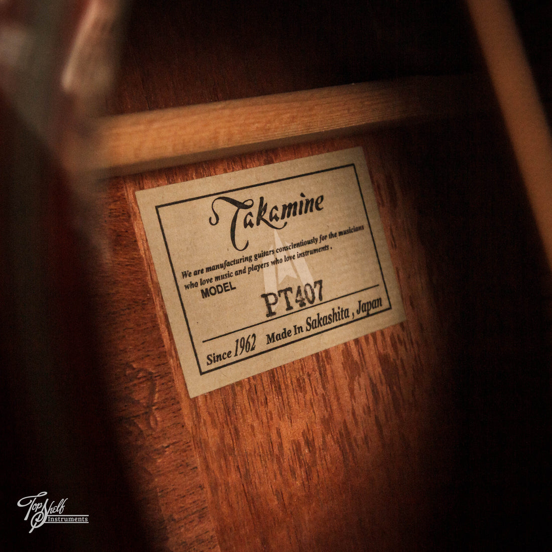 Takamine PT407 Parlour Acoustic/Electric Natural Koa 1994