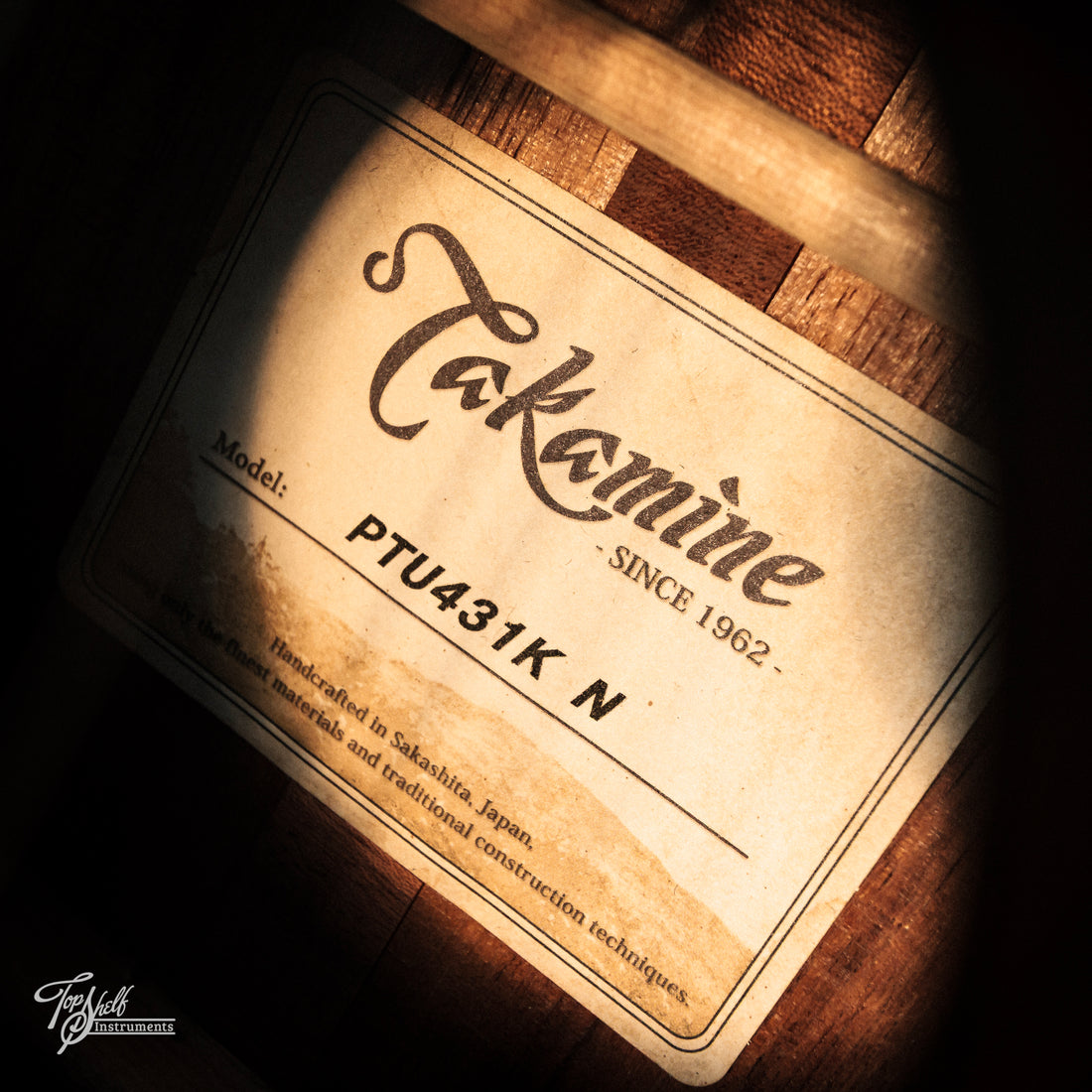 Takamine PTU431K Parlour Acoustic/Electric Natural 1995