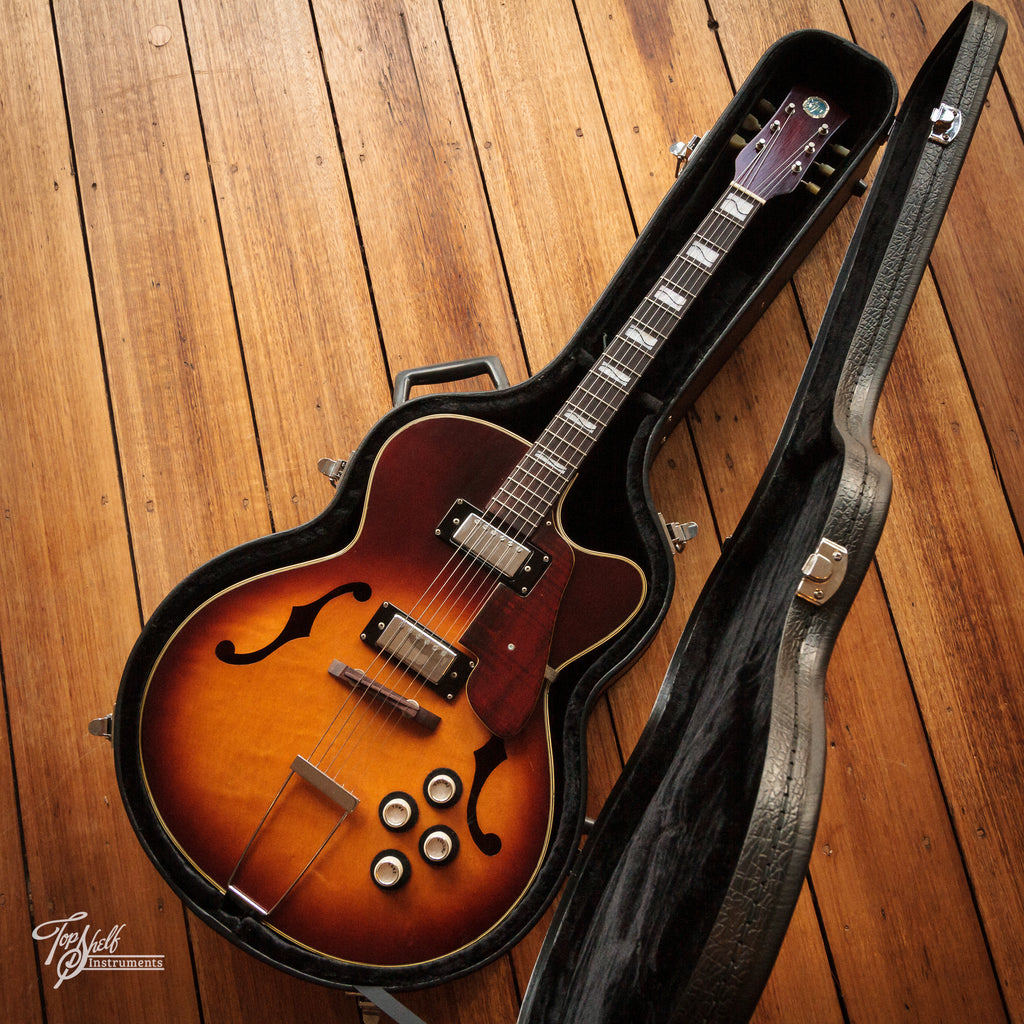 Teisco Model 14 Hollow Body Sunburst 1967