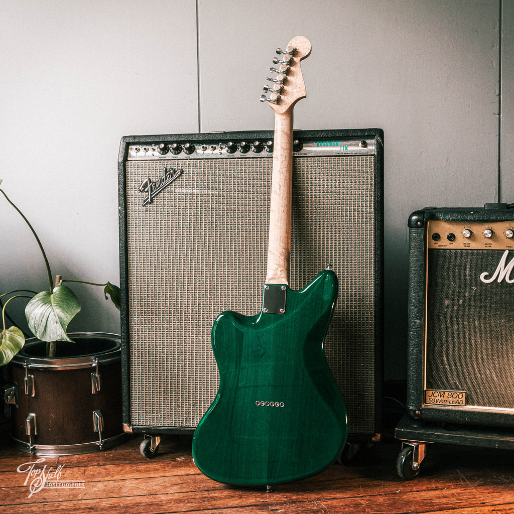 Warmoth Jazzmaster Build Transparent Turquoise 2017