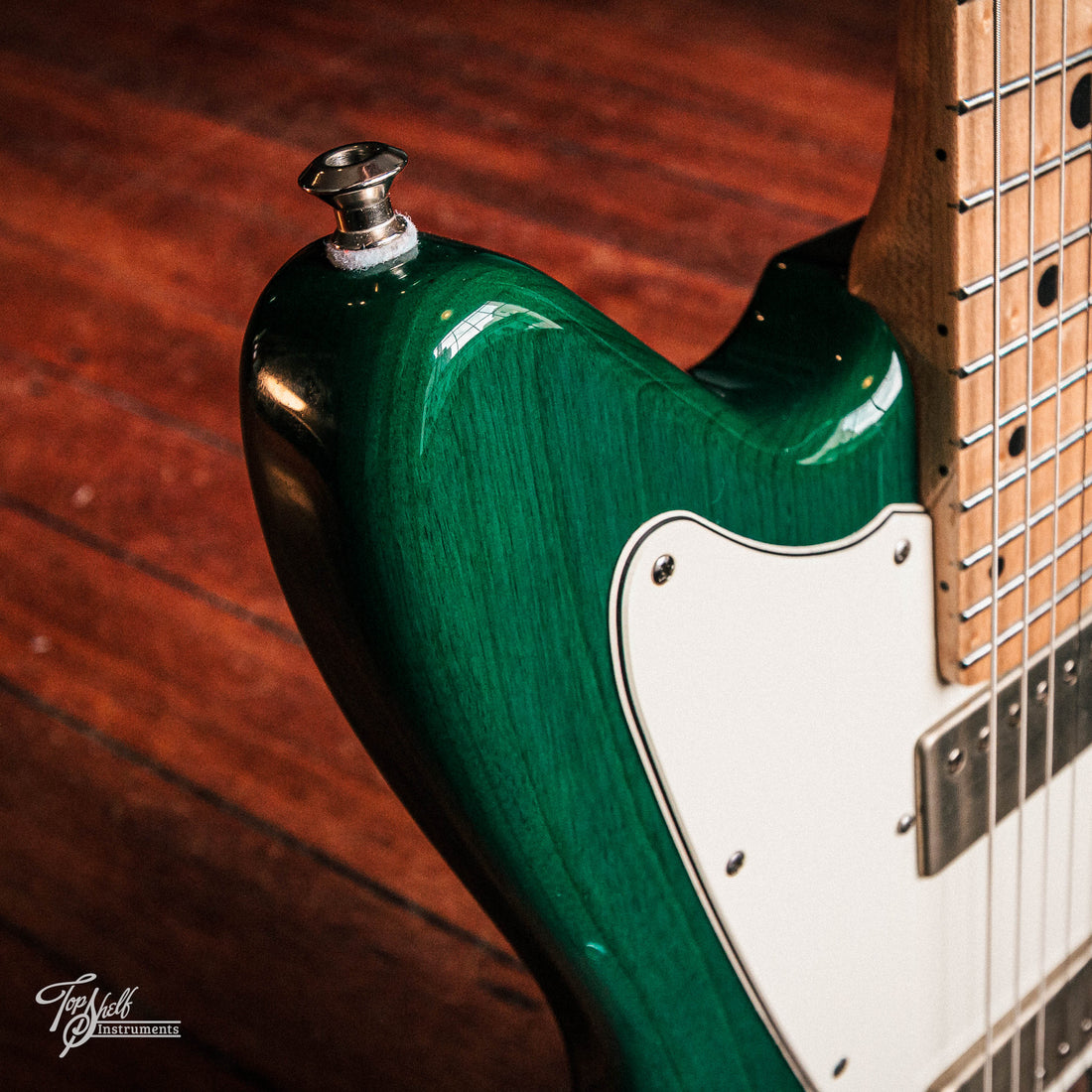 Warmoth Jazzmaster Build Transparent Turquoise 2017