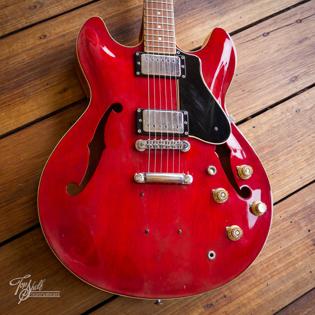 Yamaha SA700 Super Axe Persimmon Red 1978