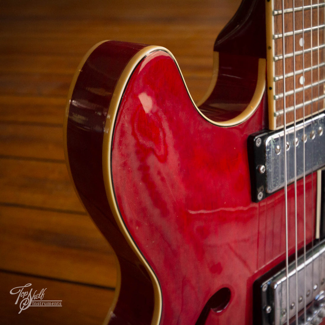 Yamaha SA700 Super Axe Persimmon Red 1978