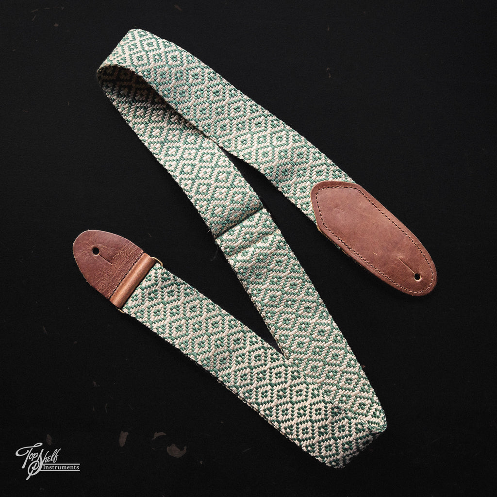 LM Products Tapestry Guitar Strap - Green