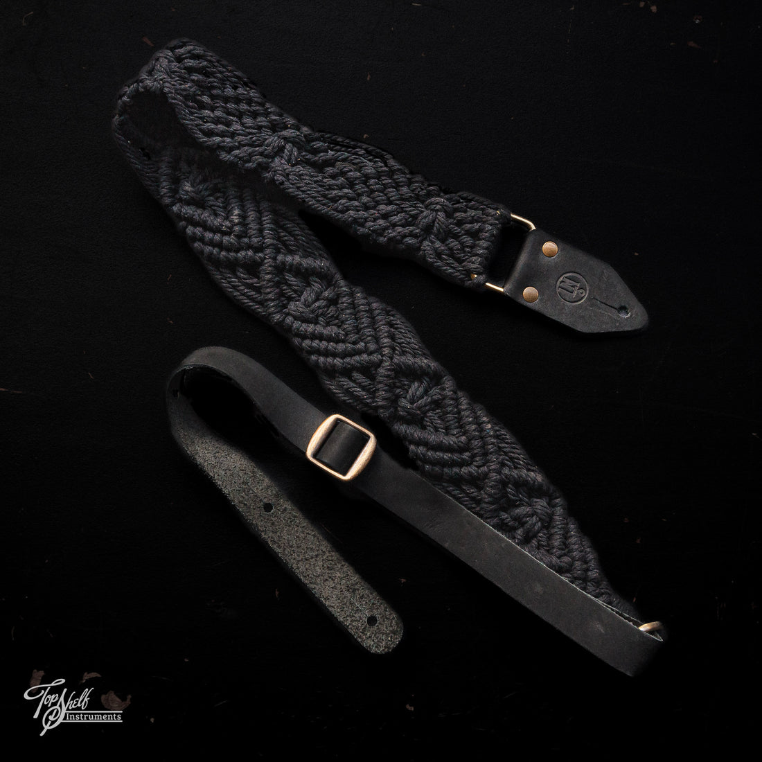 LM Products Macrame Guitar Strap - Black