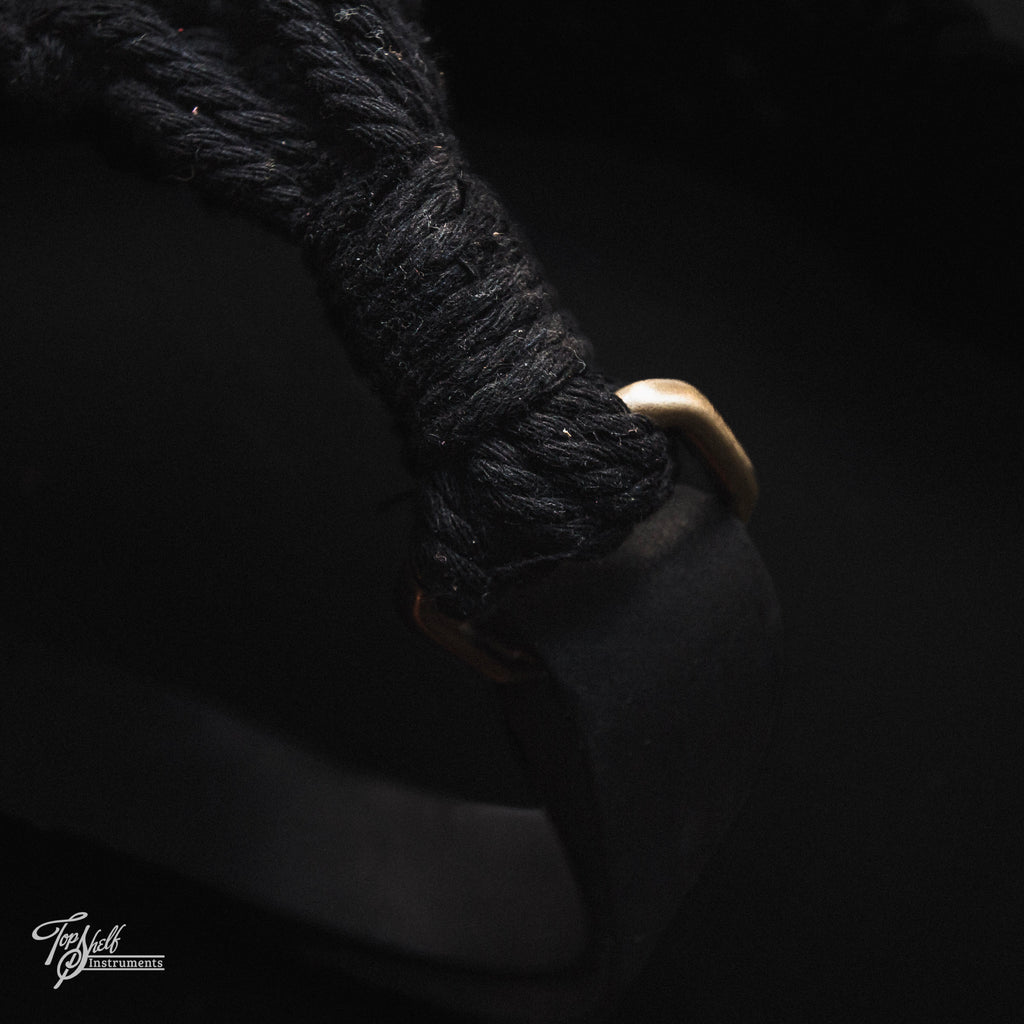 LM Products Macrame Guitar Strap - Black