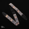 Levy's Hootenanny Jacquard Guitar Strap - Yellow & White Floral