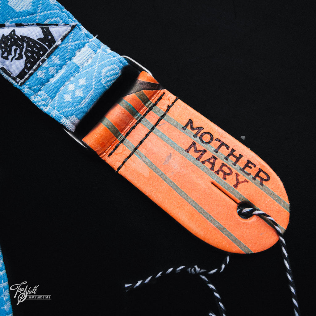 Mother Mary Handmade Guitar Strap - Beatrice