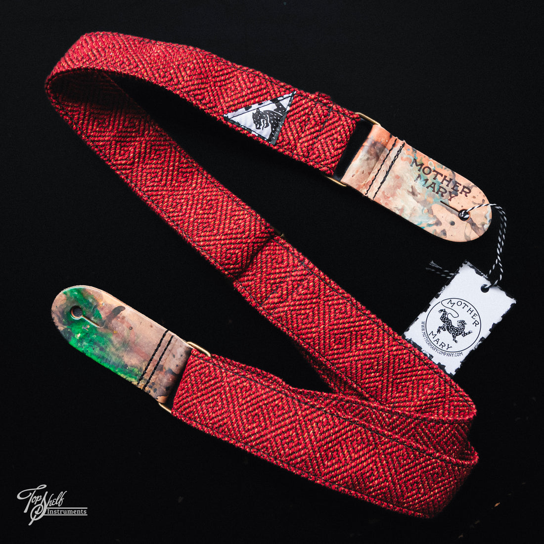 Mother Mary Handmade Guitar Strap - Bronco