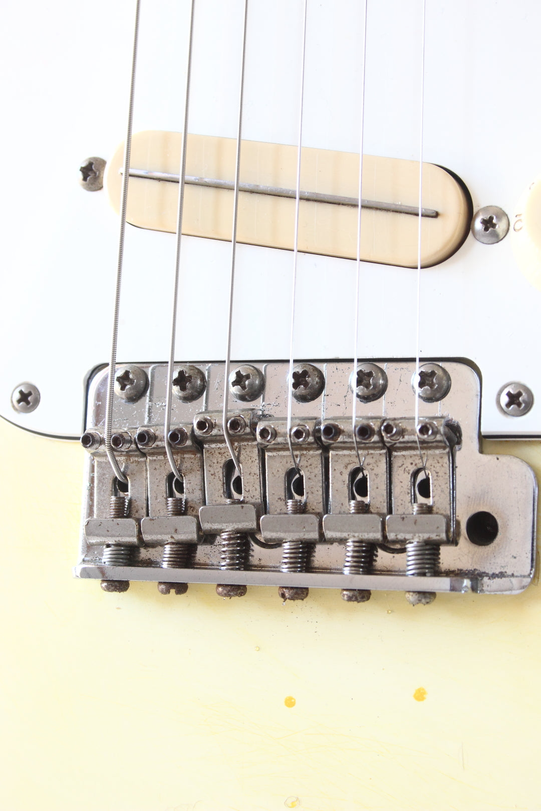 Squier Stratocaster CST-30 Modded Olympic White MIJ 1985