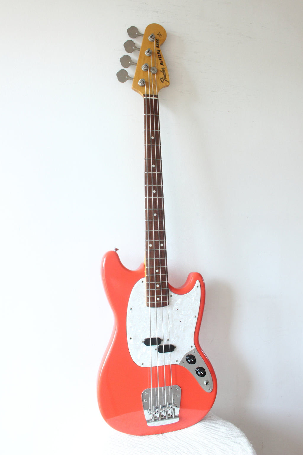 Fender Japan Mustang Bass MB98-SD Fiesta Red 1997-00